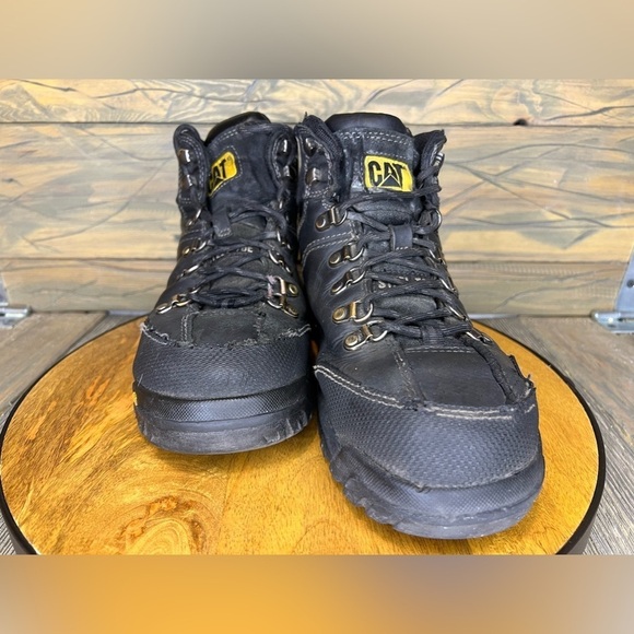349. CAT Caterpillar Men’s Threshold Waterproof Steel Toe Work Boot 8.5 - Picture 2 of 6